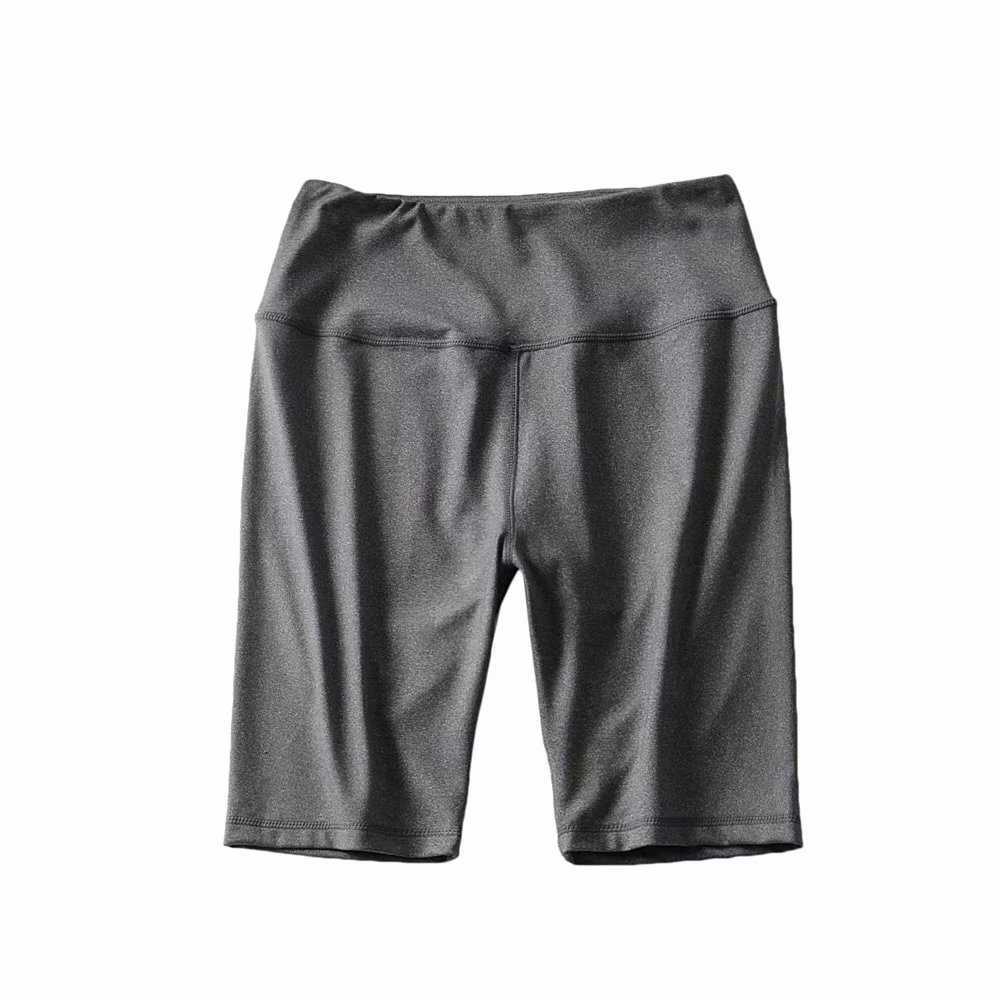 Summer neon green high waist shorts women stretchy elastic sweat pink white black biker shorts red vintage ladies short feminino 210611