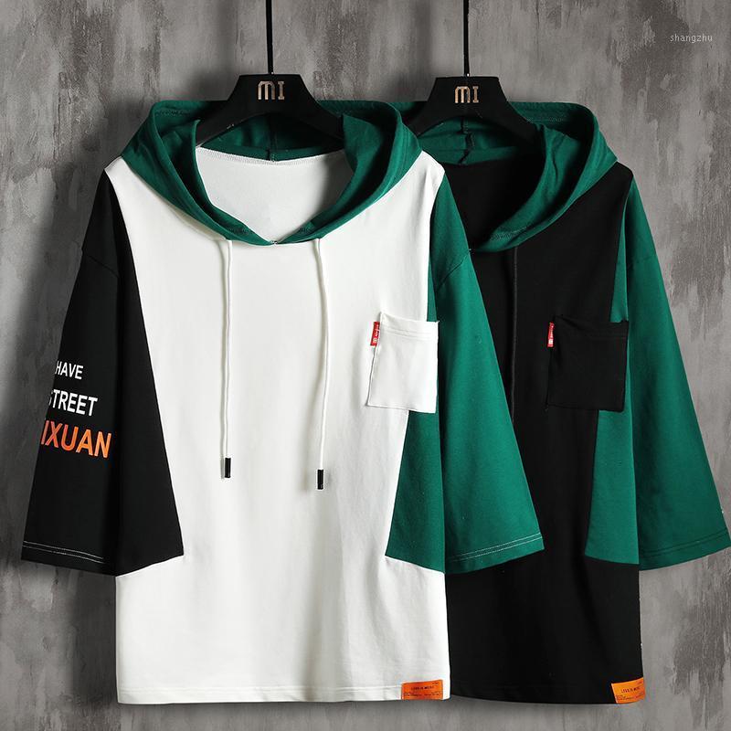 Men' T-Shirts 2021 High Quality Cotton Hip-hop Style Half Sleeve Hoodies T-shirt Sweatshirts Men Hooded Casual Male Lace Up Print 7XL, White blue
Men' T-Shirts 2021 High Quality Cotton Hip-hop Style Half Sleeve Hoodies T-shirt Sweatshirts Men Hooded Casual Male Lace Up Print 7XL, White blue