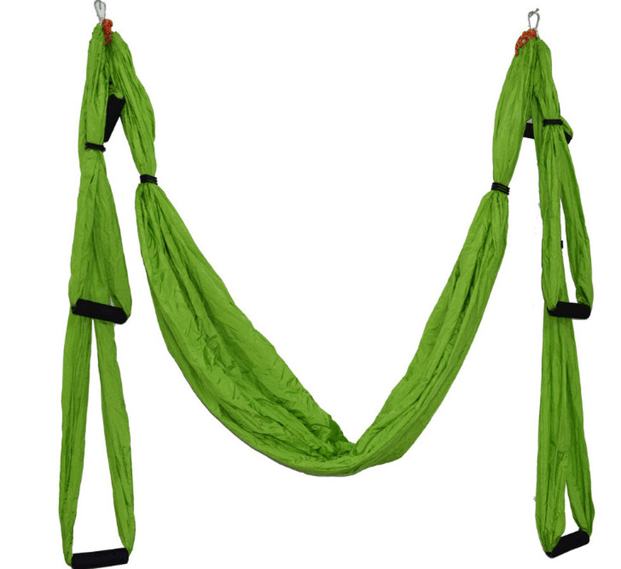 handle Anti-Gravity yoga 6 hammock fabric Yoga Flying Swing Traction Device Yoga hammock set Equipment for Pilates body shaping