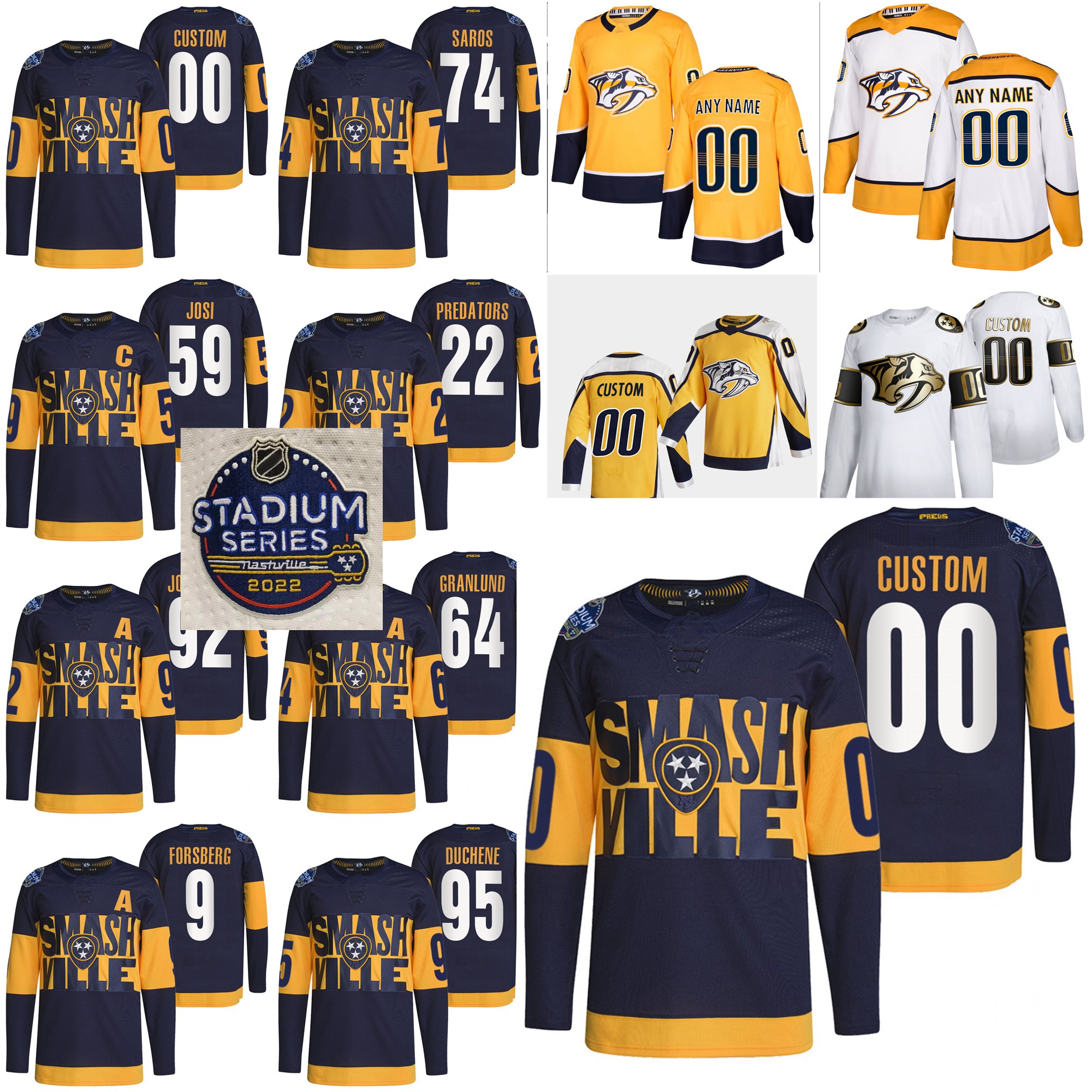 2022 Stadium Series Nashville Predators Hockey Jerseys Colton Sissons Jersey Mattias Ekholm Dante Fabbro Calle Jarnkrok Mikael Granlund Cust, Black;red
2022 Stadium Series Nashville Predators Hockey Jerseys Colton Sissons Jersey Mattias Ekholm Dante Fabbro Calle Jarnkrok Mikael Granlund Cust, Black;red