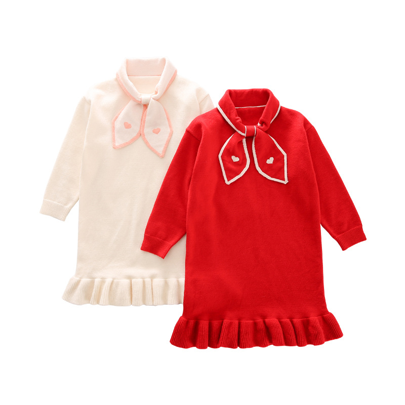 Hundreds of girls sweater dress 2021 autumn and winter new big children's clothing long sweater children's knit skirt, Red;yellow
Hundreds of girls sweater dress 2021 autumn and winter new big children's clothing long sweater children's knit skirt, Red;yellow