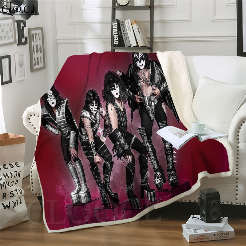 CLOOCL Hot Metal Rock Kiss Band 3D Print Hip-hop Style Air Conditioning Blanket Sofa Teens Bedding Throw Blankets Plush Quilt
CLOOCL Hot Metal Rock Kiss Band 3D Print Hip-hop Style Air Conditioning Blanket Sofa Teens Bedding Throw Blankets Plush Quilt