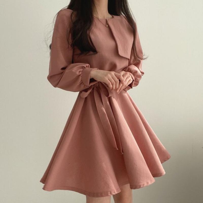 Casual Dresses Korean Ghost Horse Girls' Irregular Waist Dress Short Suits Winter Clothes Women Sweater Female Sexy, Pink
Casual Dresses Korean Ghost Horse Girls' Irregular Waist Dress Short Suits Winter Clothes Women Sweater Female Sexy, Pink