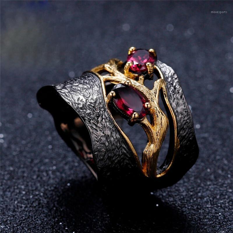 Cluster Rings 2021 Fashion Personality Retro Red Garnet Ring For Women Female Engagement Wedding Party Jewelry1
Cluster Rings 2021 Fashion Personality Retro Red Garnet Ring For Women Female Engagement Wedding Party Jewelry1