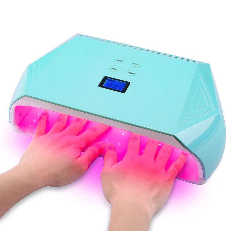 Nail Dryers 128W High Power Two Hands UV LED Lamp Cordless Dryer Machine For Professional Salon Rechargeable Red Light, Black
Nail Dryers 128W High Power Two Hands UV LED Lamp Cordless Dryer Machine For Professional Salon Rechargeable Red Light, Black