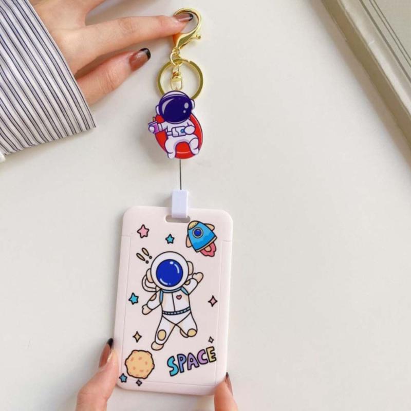 Card Holders Keychain Ins Style Astronaut Bus Metro ID Holder Bank Sleeve Protect Case Pass Badge
Card Holders Keychain Ins Style Astronaut Bus Metro ID Holder Bank Sleeve Protect Case Pass Badge