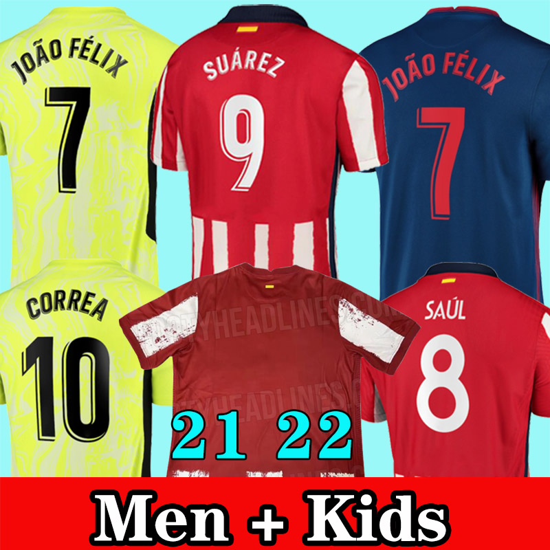 20 21 22 Atletico JOÃO FÉLIX soccer jersey 2021 2022 M. LLORENTE KOKE SAUL GODIN DIEGO COSTA camiseta football shirt men kids kit uniforms, 10 20 21 home kids
20 21 22 Atletico JOÃO FÉLIX soccer jersey 2021 2022 M. LLORENTE KOKE SAUL GODIN DIEGO COSTA camiseta football shirt men kids kit uniforms, 10 20 21 home kids
