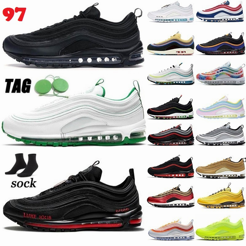 AM Air Max 97 Running Shoes for Mens Womens 97s Jesus All Black Vapourmax White Pine Green Sean Wotherspoon Designers Gym Trainers Sneakers 2021 Vapore Maxs ports Shoe, 42
AM Air Max 97 Running Shoes for Mens Womens 97s Jesus All Black Vapourmax White Pine Green Sean Wotherspoon Designers Gym Trainers Sneakers 2021 Vapore Maxs ports Shoe, 42