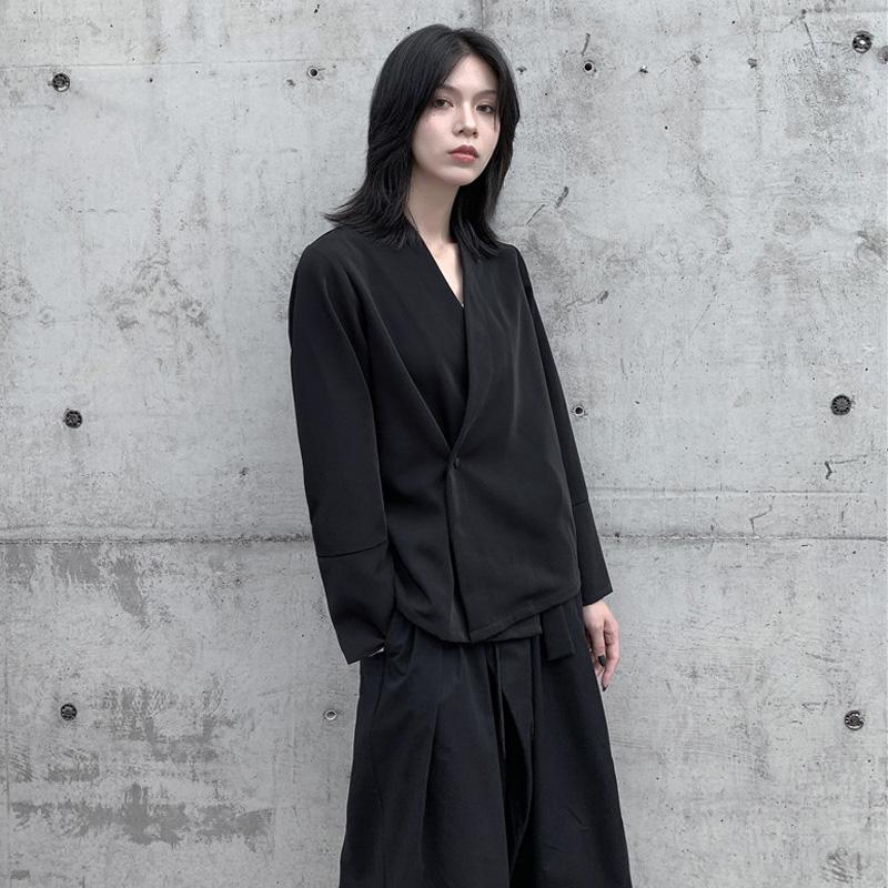Ethnic Clothing 2021 Japanese Harajuku Kimono Cardigan Men Black Samurai Coat Plus Clothes Hanfu Yukata Haori FF3297
Ethnic Clothing 2021 Japanese Harajuku Kimono Cardigan Men Black Samurai Coat Plus Clothes Hanfu Yukata Haori FF3297
