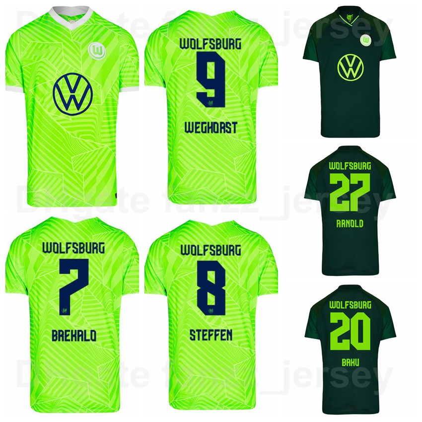 21-22 VfL Wolfsburg 7 BREKALO Soccer Jersey 9 WEGHORST 20 BAKU 17 PHILIPP 27 ARNOLD 8 STEFFEN 31 GERHARDT 24 XAVER 25 BROOKS 14 MEHMEDI GINCZEH Football Shirt Kits, Fluorescent green
21-22 VfL Wolfsburg 7 BREKALO Soccer Jersey 9 WEGHORST 20 BAKU 17 PHILIPP 27 ARNOLD 8 STEFFEN 31 GERHARDT 24 XAVER 25 BROOKS 14 MEHMEDI GINCZEH Football Shirt Kits, Fluorescent green
