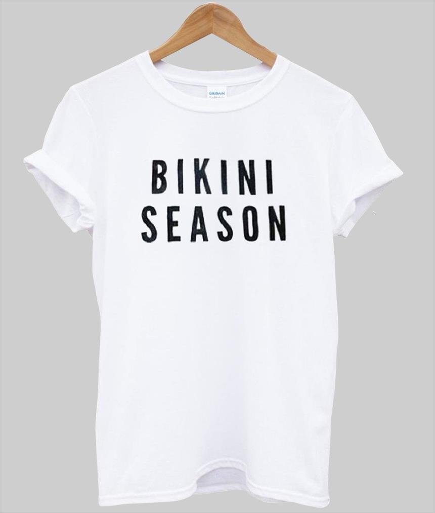 bikini season letters print mens t shirt men cotton casual funny for lady tee hipster drop ship z 596, White;black
bikini season letters print mens t shirt men cotton casual funny for lady tee hipster drop ship z 596, White;black