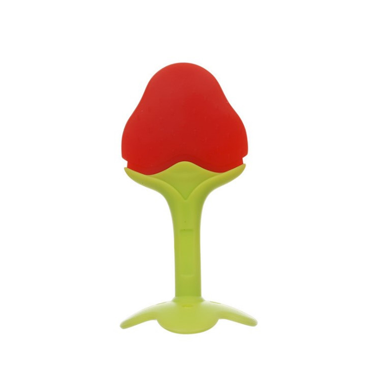 Wholesale 5-Pack Fruit Shape Teething Toys Baby Chews Newborn BPA-Free Silicone Food Grade Molar Teething Stick