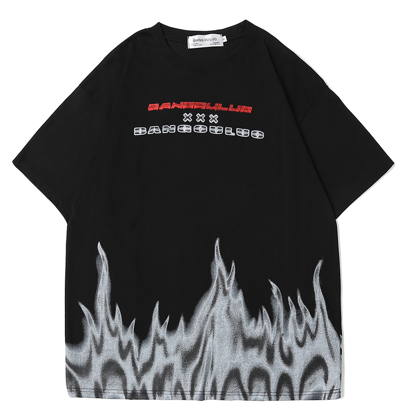 New t Shirt Men Goth Flame Printed Harajuku Tops Tees Hip Hop Streetwear Tshirt 2021 Loose 100% Cotton Casual Male T-shirts 2378, Pink
New t Shirt Men Goth Flame Printed Harajuku Tops Tees Hip Hop Streetwear Tshirt 2021 Loose 100% Cotton Casual Male T-shirts 2378, Pink