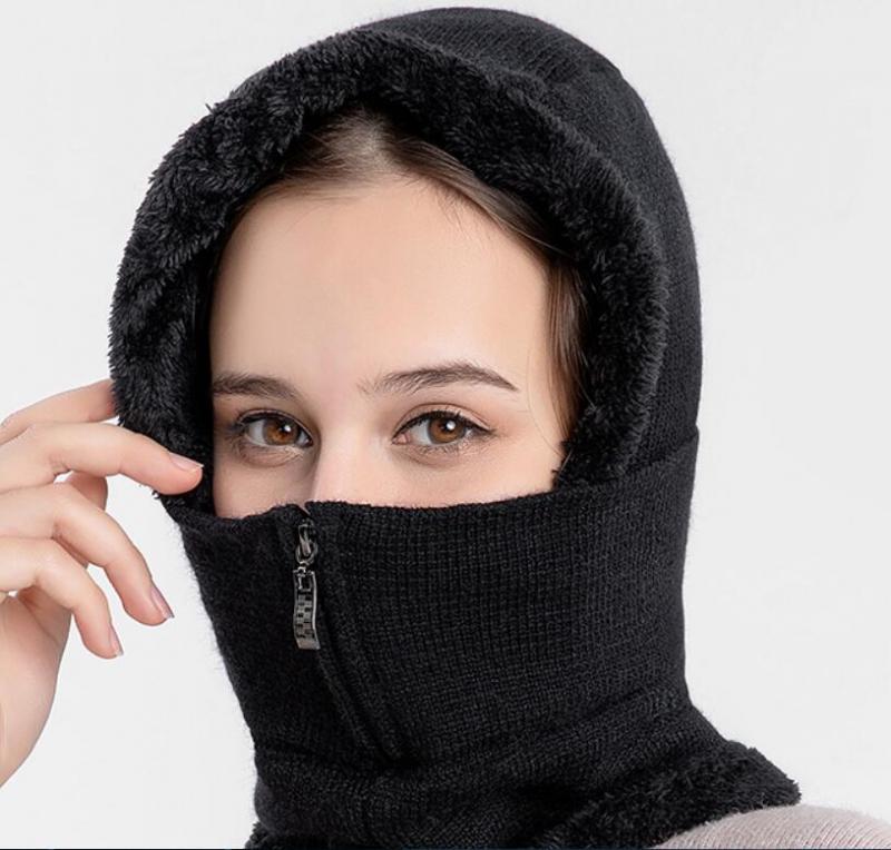 Caps & Hats Women Knitted Plus Velvet Coral Fleece Winter Add Fur Warm Zipper Keep Face Warmer Balaclava Pompoms Cap, Yellow
Caps & Hats Women Knitted Plus Velvet Coral Fleece Winter Add Fur Warm Zipper Keep Face Warmer Balaclava Pompoms Cap, Yellow