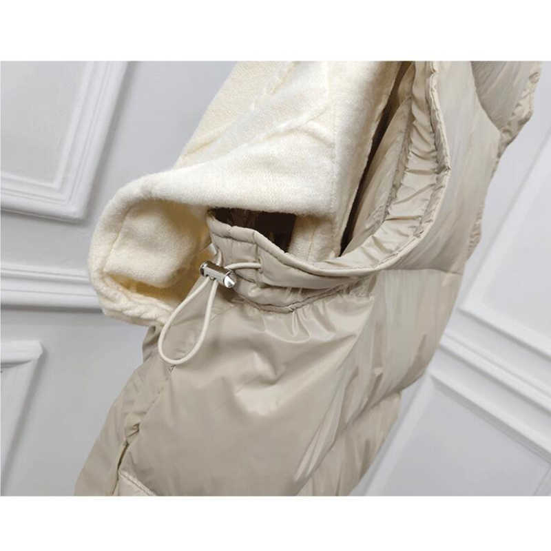 SEDUTMO Winter Duck Down Vest Women Ultra Light Oversize Waistcoat Autumn Casual Short Pocket Jacket Slim Parkas ED1317 210819