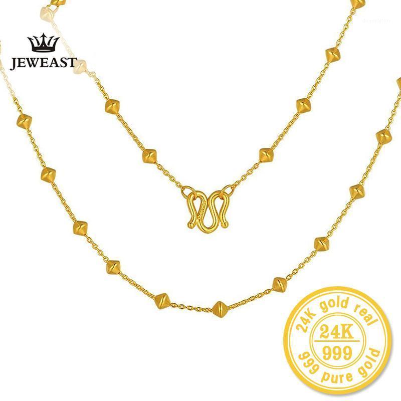 Chains 24kPure Gold Beaded Interval Simple Necklaces And Classic Meticulous Process Stylish Beautiful 999 Solid
Chains 24kPure Gold Beaded Interval Simple Necklaces And Classic Meticulous Process Stylish Beautiful 999 Solid