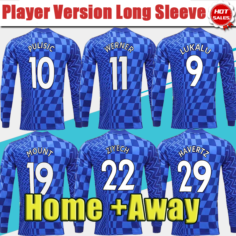 Player Version Long Sleeve Away Yellow #9 LUKAKU Football Jersey Home Blue PULISIC WERNER JORGINHO KANTE Full Sleeve Soccer Shirt 2021 2022, Black;yellow
Player Version Long Sleeve Away Yellow #9 LUKAKU Football Jersey Home Blue PULISIC WERNER JORGINHO KANTE Full Sleeve Soccer Shirt 2021 2022, Black;yellow