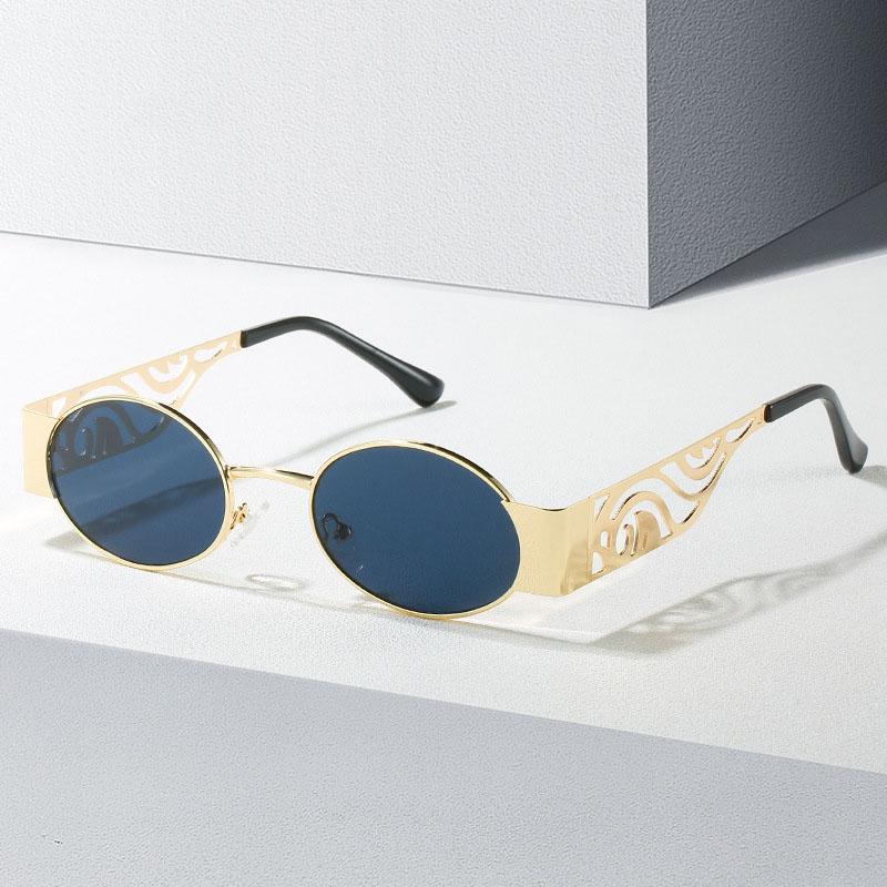 Outdoor Eyewear Metal Steampunk Sunglasses Retro Personality Hollow Carved Temples Fashion Small Frame For Men And Women Uv400.
Outdoor Eyewear Metal Steampunk Sunglasses Retro Personality Hollow Carved Temples Fashion Small Frame For Men And Women Uv400.