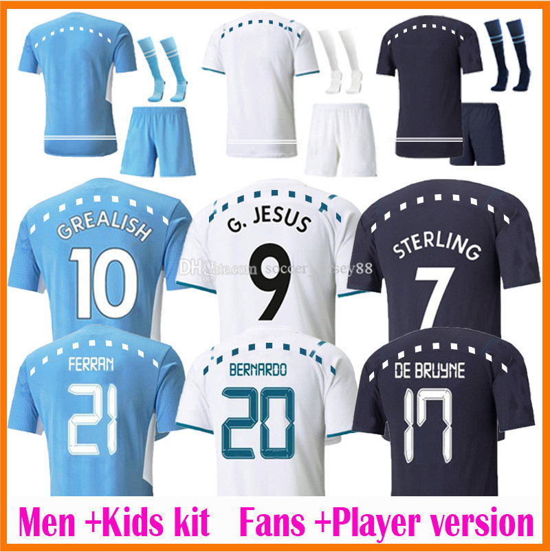 21 22 GREALISH soccer jerseys Fan Player version home away FODEN 2021 2022 STERLING FERRAN G.JESUS BERNARDO MAHREZ DE BRUYNE RODRIGO Men kids kit football shirts, Kids home kit+socks
21 22 GREALISH soccer jerseys Fan Player version home away FODEN 2021 2022 STERLING FERRAN G.JESUS BERNARDO MAHREZ DE BRUYNE RODRIGO Men kids kit football shirts, Kids home kit+socks