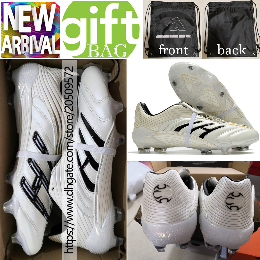 Top Quality Soccer Boots Mens Predator Absolute 20 FG Low Cleats White Black Outdoor Soft Leather Comfortable Training Football Shoes Spikes botas de futbol eur39-46, Box
Top Quality Soccer Boots Mens Predator Absolute 20 FG Low Cleats White Black Outdoor Soft Leather Comfortable Training Football Shoes Spikes botas de futbol eur39-46, Box