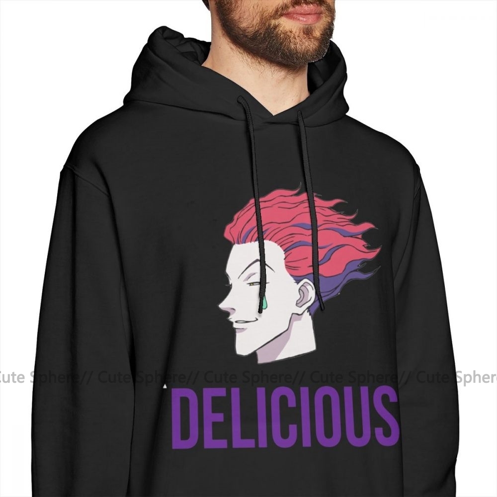 Hisoka Hoodie Hisoka Delicious Hoodies Red Winter Pullover Hoodie Cotton Long Sleeve Male Casual Large Outdoor Hoodies 201127
