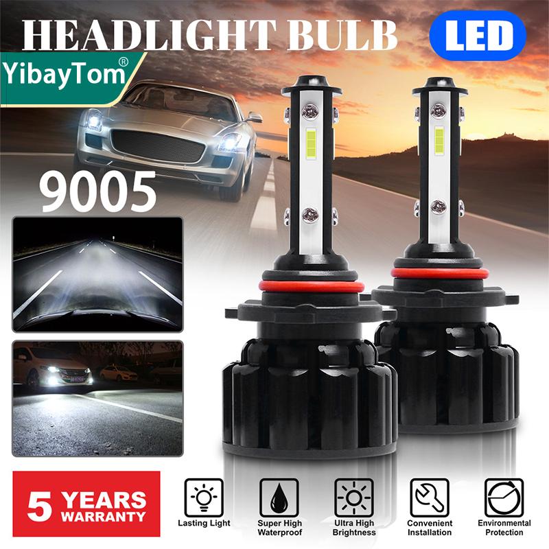 Car Headlights 2x Super Bright 60W 9005 LED Headlight Bulbs Headlamp 20000LM 6000K White Hi/Lo Beam DRL Fog Light Replacement Plug&Play
Car Headlights 2x Super Bright 60W 9005 LED Headlight Bulbs Headlamp 20000LM 6000K White Hi/Lo Beam DRL Fog Light Replacement Plug&Play