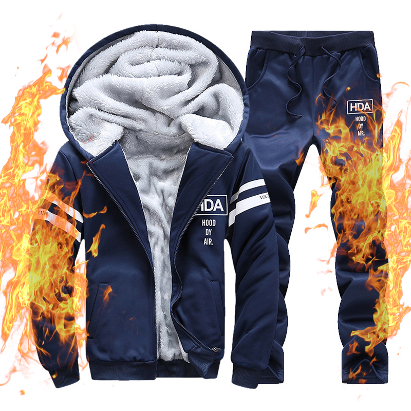 2021 New Men Pcs Set Thick Fleece Lined Hoodie and Sweatpant Sets Male Casual Tracksuit Winter Windbreak Warm Outwear Brand XSEZ, Em074dark blue
2021 New Men Pcs Set Thick Fleece Lined Hoodie and Sweatpant Sets Male Casual Tracksuit Winter Windbreak Warm Outwear Brand XSEZ, Em074dark blue