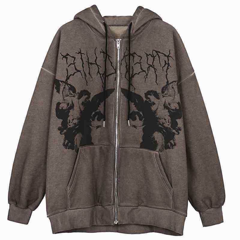 New High Quality Hoodie Women Angel Print Decoration Streetwear Punk Style Youth Harajuku Top Sweatshirt Oversized Clothing, Black
New High Quality Hoodie Women Angel Print Decoration Streetwear Punk Style Youth Harajuku Top Sweatshirt Oversized Clothing, Black