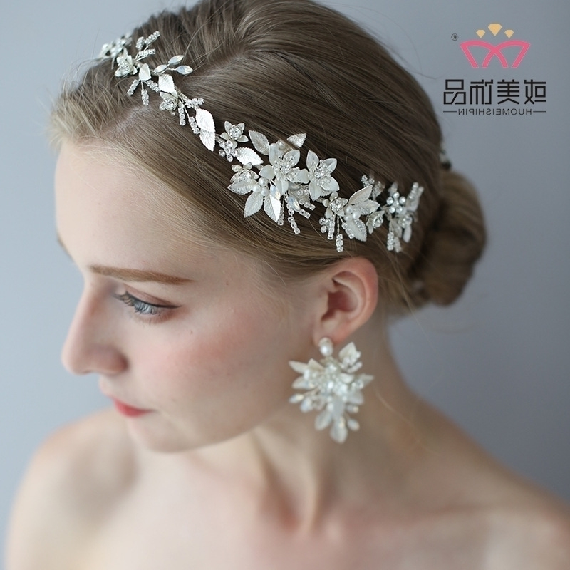 bride D2330 or beautiful handmade hair band earring set hot selling pearl headdress wedding accessories
bride D2330 or beautiful handmade hair band earring set hot selling pearl headdress wedding accessories