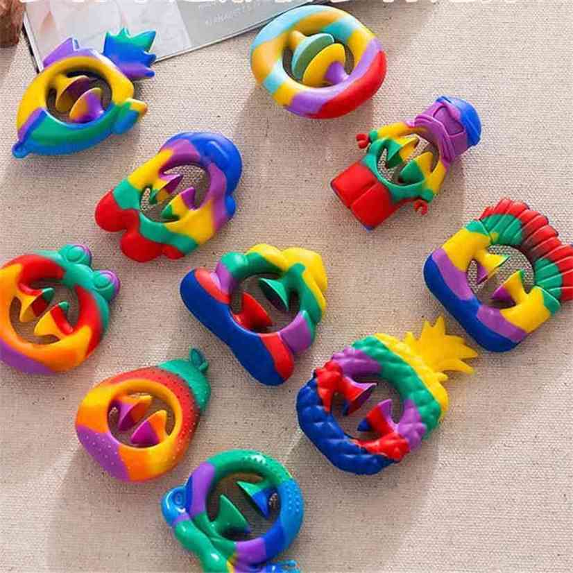 Rainbow Fidget Grab Snap Squeeze Toy Tie Dye Children's Hand Snappers Hands Strength Grip Grabs Squeezy Sensory Toys Autism Stress Relief Game G927EPT
Rainbow Fidget Grab Snap Squeeze Toy Tie Dye Children's Hand Snappers Hands Strength Grip Grabs Squeezy Sensory Toys Autism Stress Relief Game G927EPT