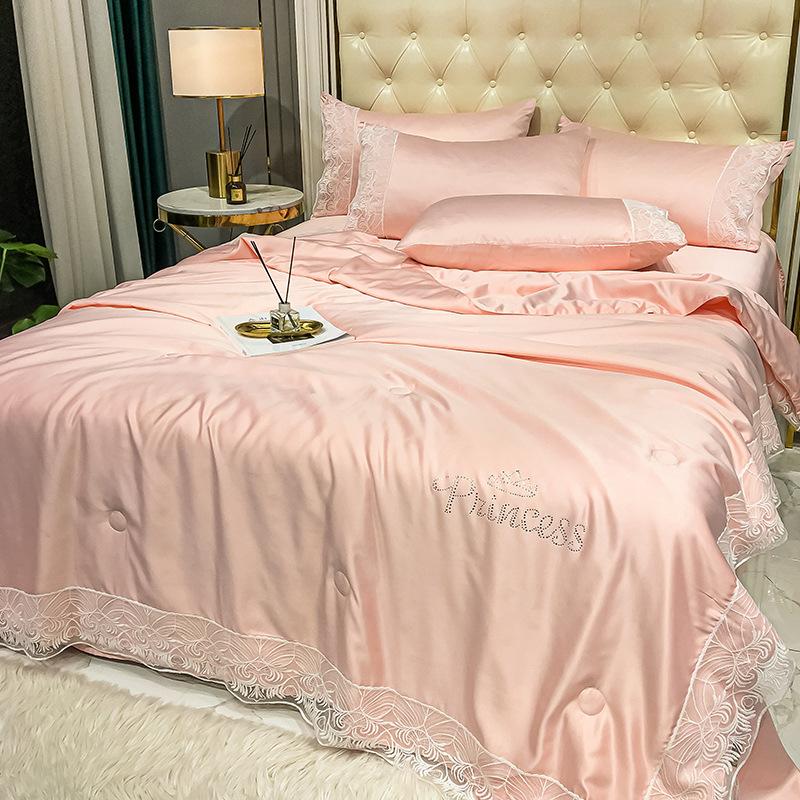 Comforters & Sets Luxury Silky Washed Silk Duvets Elegant Style Bedspreads Cool Summer Quilted Quilts Lace Decorative Blanket Bedspread On T, Blackish green
Comforters & Sets Luxury Silky Washed Silk Duvets Elegant Style Bedspreads Cool Summer Quilted Quilts Lace Decorative Blanket Bedspread On T, Blackish green