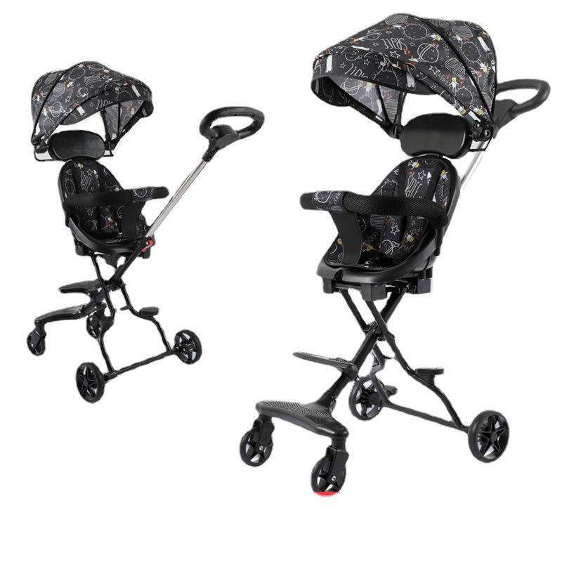 Strollers# Baby Trolley Two-way Lightweight Stroller Folding 1-5 Years Old High Landscape Travel
Strollers# Baby Trolley Two-way Lightweight Stroller Folding 1-5 Years Old High Landscape Travel