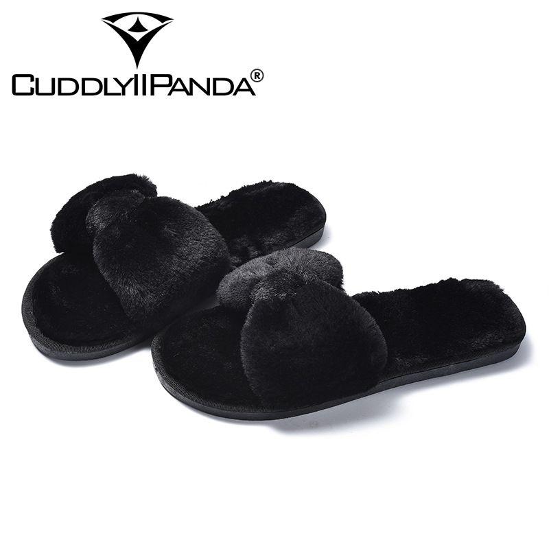 Slippers CuddlyIIPanda Women Fashion Home Autumn Winter Faux Fur Soft Cotton Indoor Warm Butterfly Knot Ladies Shoes, Black
Slippers CuddlyIIPanda Women Fashion Home Autumn Winter Faux Fur Soft Cotton Indoor Warm Butterfly Knot Ladies Shoes, Black