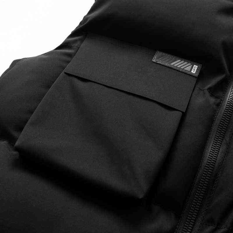 High Quality Autumn and Winter Men's Vest Jacket Sleeveless Jacket Warm Large Size M-8XL Windproof Warm Vest Couple Men Chaleco 211105
