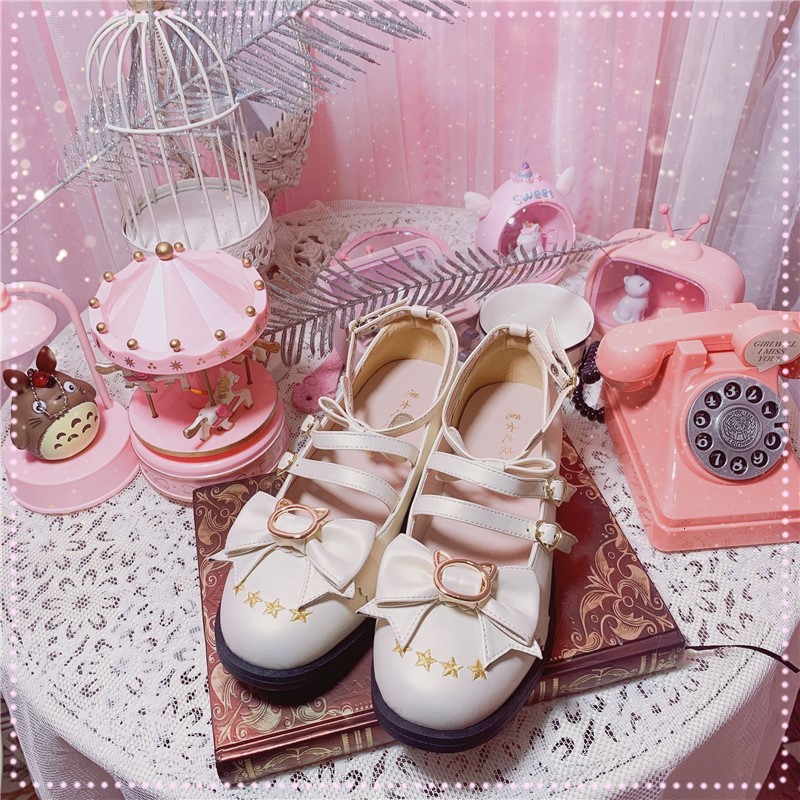 Japanese Sweet Princess Pretty Bow Round Heel Black/pink/white/blue/brown Platform Shoes Kawaii Lolita Qx6z 
Japanese Sweet Princess Pretty Bow Round Heel Black/pink/white/blue/brown Platform Shoes Kawaii Lolita Qx6z