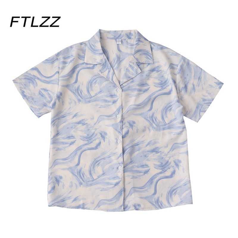Women Loose Blouse Fashion Summer Korean Vintage Oil Painting Printing Tops Woman Streetwear Button Shirts 210602, Gray
Women Loose Blouse Fashion Summer Korean Vintage Oil Painting Printing Tops Woman Streetwear Button Shirts 210602, Gray