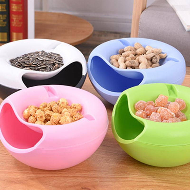 Dishes & Plates Double Layer Melon Seed Dish Sitting Room Plastic Fruit Basket Lazy Person Takes Magic Ware Dry Box
Dishes & Plates Double Layer Melon Seed Dish Sitting Room Plastic Fruit Basket Lazy Person Takes Magic Ware Dry Box