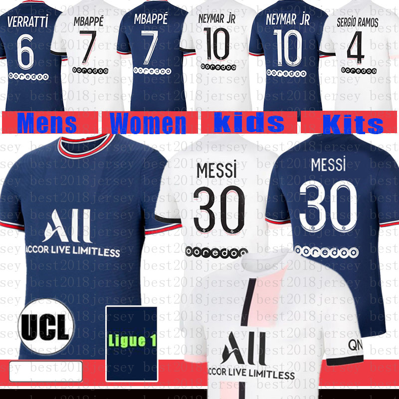 Mens Kids Kit Women MESSI Soccer Jersey MBAPPE NEYMARJRPSGParisSaintGermainNew SERGIO RAMOS Football Shirt MARQUINHOS Maillot De Foot Ivory, Patch+mens(bali)
Mens Kids Kit Women MESSI Soccer Jersey MBAPPE NEYMARJRPSGParisSaintGermainNew SERGIO RAMOS Football Shirt MARQUINHOS Maillot De Foot Ivory, Patch+mens(bali)