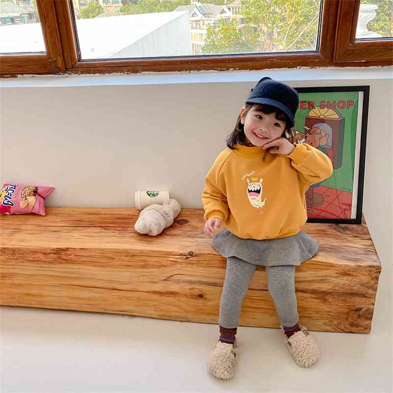 Winter cute girls cartoon printing half-collar fleece lining sweatshirts Kids cotton warm thicken pullovers 210708, Orange
Winter cute girls cartoon printing half-collar fleece lining sweatshirts Kids cotton warm thicken pullovers 210708, Orange