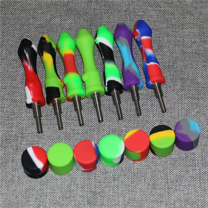 wholesale Silicone Nectar Collector Kit With Titanium Tips 10mm Mini NC Smoking Dabber Tool For Glass Water Bongs Rigs Glass bowls
wholesale Silicone Nectar Collector Kit With Titanium Tips 10mm Mini NC Smoking Dabber Tool For Glass Water Bongs Rigs Glass bowls