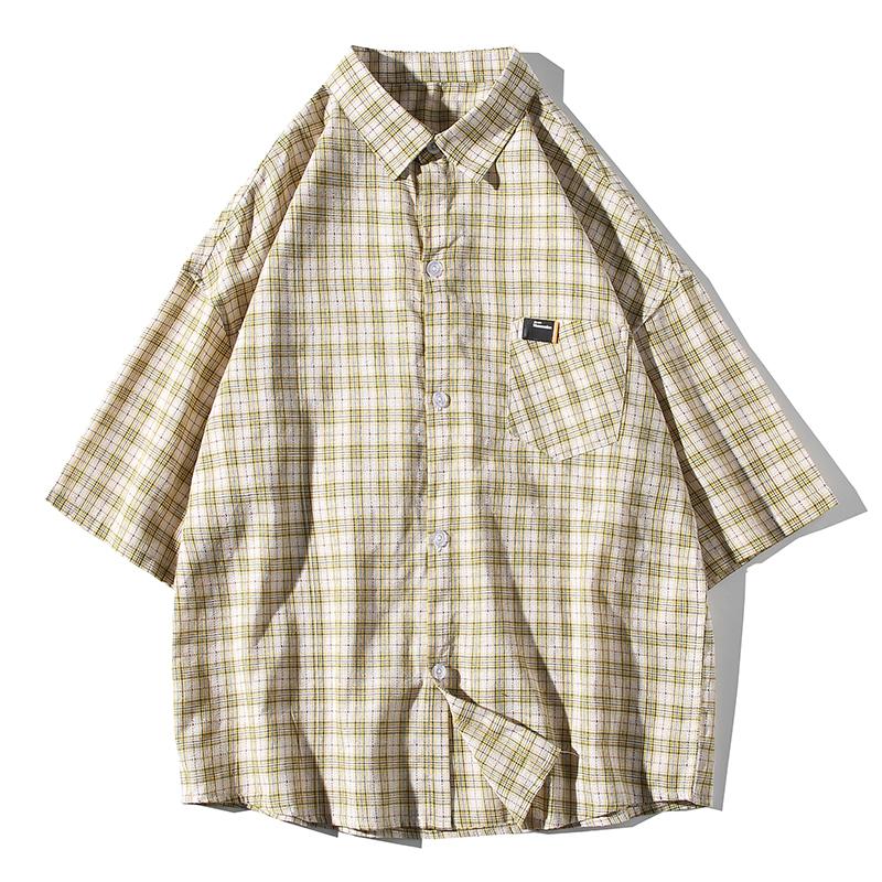 Men's Casual Shirts Plaid Men 2021Summer Cotton Loose Button Blouse Fashion Street Turn-down Collar Short Sleeve Clothing Tops Male Plus Siz, Lavender
Men's Casual Shirts Plaid Men 2021Summer Cotton Loose Button Blouse Fashion Street Turn-down Collar Short Sleeve Clothing Tops Male Plus Siz, Lavender