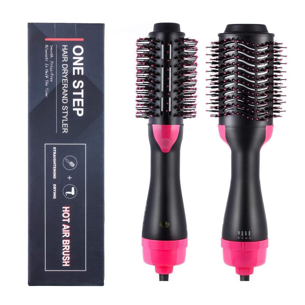 Professional Hair Dryer Brush 2 In 1 ionic Hair Straightener Curler Comb Electric Blow Dryer With Comb Hair Roller Brush Styler
Professional Hair Dryer Brush 2 In 1 ionic Hair Straightener Curler Comb Electric Blow Dryer With Comb Hair Roller Brush Styler