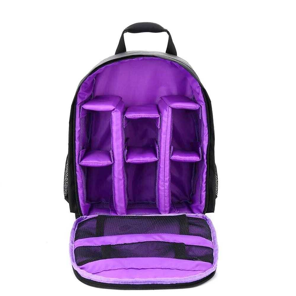 DSLR Camera Bag Fashion Nylon Shoulder Bag Waterproof Camera Case Lens Pouch Bag Outdoor Photography Backpack