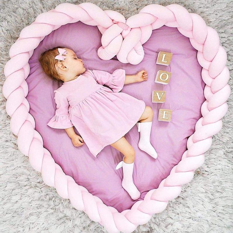 Bedding Sets 2M/3M/4M Baby Bumper Bed Braid Knot Pillow Cushion For Infant Crib Protector Cot Room Decor American Special
Bedding Sets 2M/3M/4M Baby Bumper Bed Braid Knot Pillow Cushion For Infant Crib Protector Cot Room Decor American Special