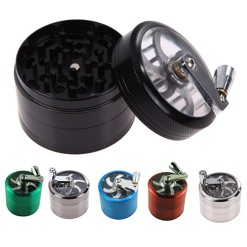 Hot Sales Smoke Crusher Herb Tobacco Spice Weeds Grass Aluminium Grinder Hand Crank Muller Mill Pollinator Smoking Accessories C0310
Hot Sales Smoke Crusher Herb Tobacco Spice Weeds Grass Aluminium Grinder Hand Crank Muller Mill Pollinator Smoking Accessories C0310