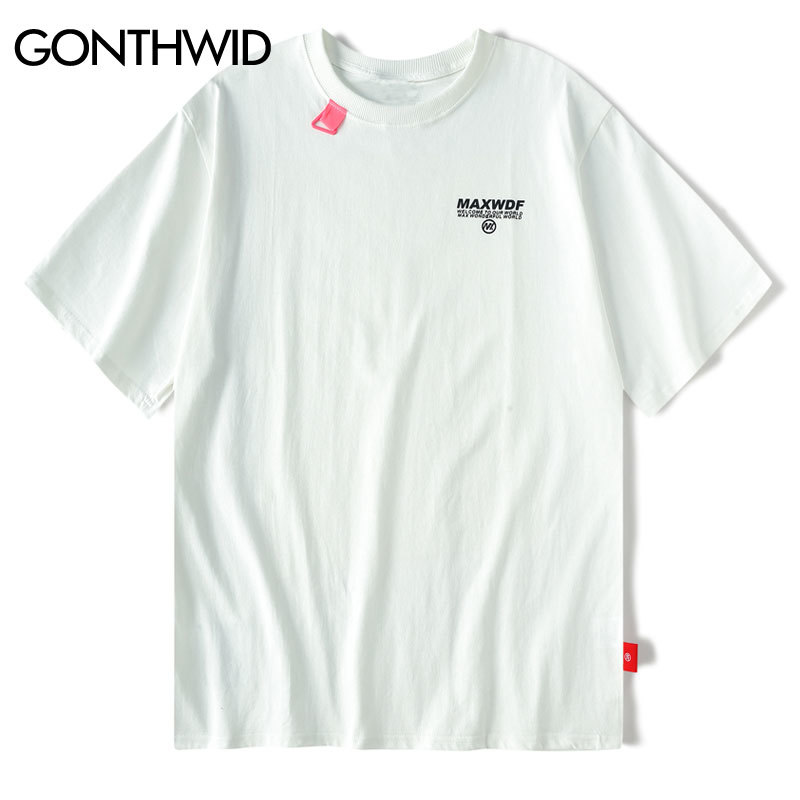 GONTHWID Natural Flowers Landscape Print Streetwear Tshirts Hip Hop Harajuku Casual Tops Tees Men Fashion Short Sleeve Shirts 210225