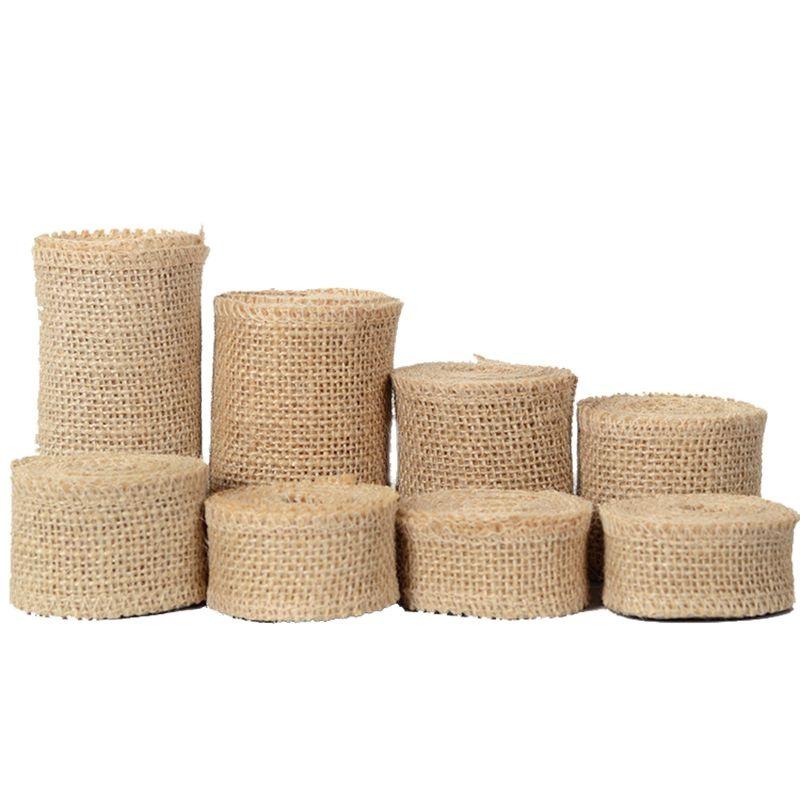 Party Decoration DIY Handmade Jute Cloth Christmas Wedding Class Craft Lace Hessian Roll Pure Natural Color 2m Long Tie Ribbon
Party Decoration DIY Handmade Jute Cloth Christmas Wedding Class Craft Lace Hessian Roll Pure Natural Color 2m Long Tie Ribbon