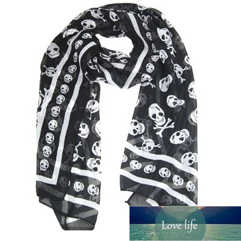 Black Chiffon Silk Feeling Skull Print Fashion Long Scarf Shawl Scaf Wrap For Women + Keyring Factory price expert design Quality Latest Style Original Status
Black Chiffon Silk Feeling Skull Print Fashion Long Scarf Shawl Scaf Wrap For Women + Keyring Factory price expert design Quality Latest Style Original Status