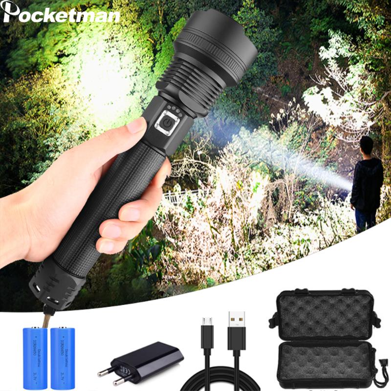 100000LM LED Most Powerful XHP70.2 Rechargeable Torch XHP50 USB Zoom Lantern XHP70 Hunting Lamp Fishing Use 26650
100000LM LED Most Powerful XHP70.2 Rechargeable Torch XHP50 USB Zoom Lantern XHP70 Hunting Lamp Fishing Use 26650