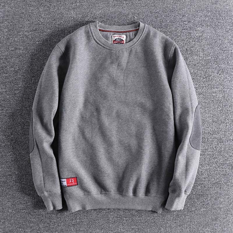 Winter cashmere warm sleeves stitching young men's original singlenecked foreign trade tops plus size causal shirts sale L 201020